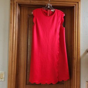 Ted Baker Red Scallop Edge Dress